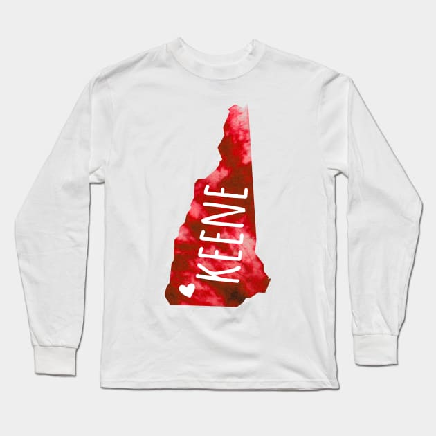 Keene New Hampshire Long Sleeve T-Shirt by aterkaderk